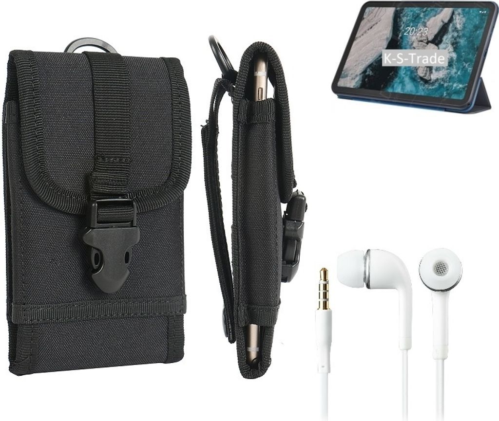 K-S-Trade Holster Schutz-Hülle kompatibel mit Nokia T20 Wi-Fi Gürteltasche Handy-Hülle Schutz Hülle Gürtel Tasche Handy Tasche outdoor
