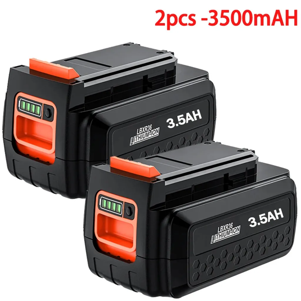 Batterie 2 Pezzi 3.5Ah per Black & Decker 18V Compatibili HPB18 - 2
