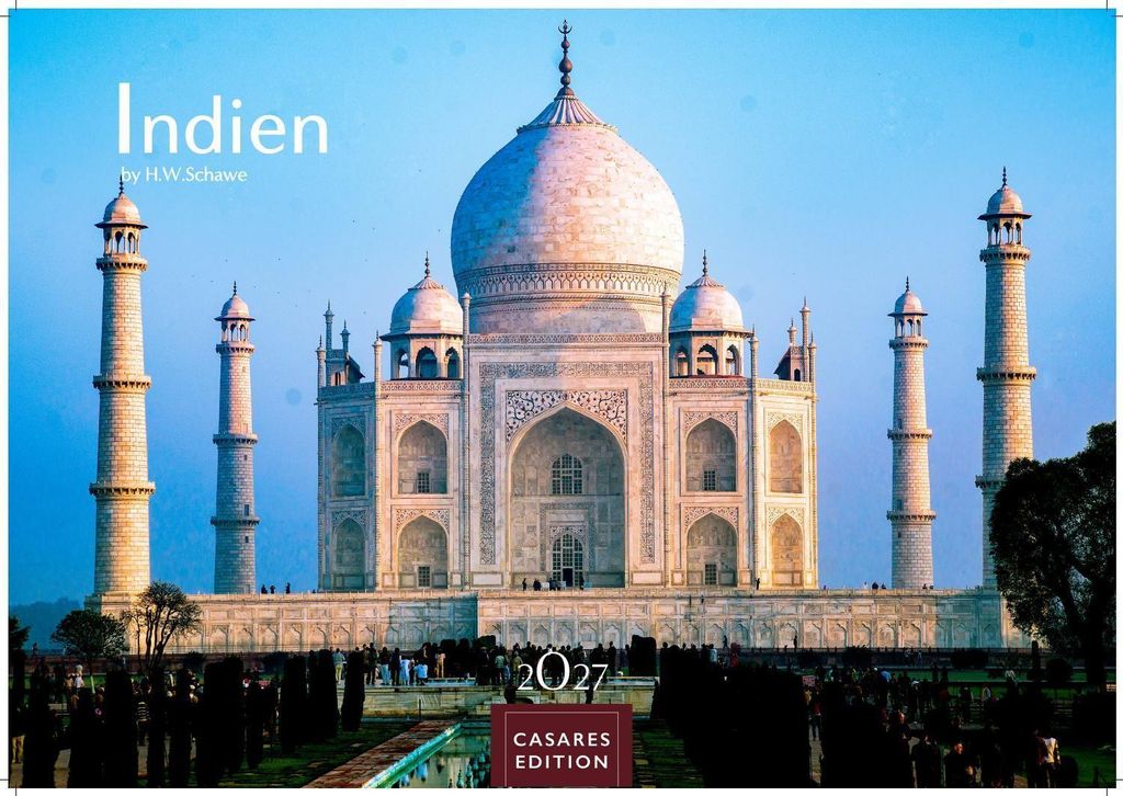 Indien Kalender 2027 - Wandkalender | Fotokalender Asien 35x50cm Grosses Format - Entdecken Sie die vielfältige Kultur Indiens in 12 faszinierende...
