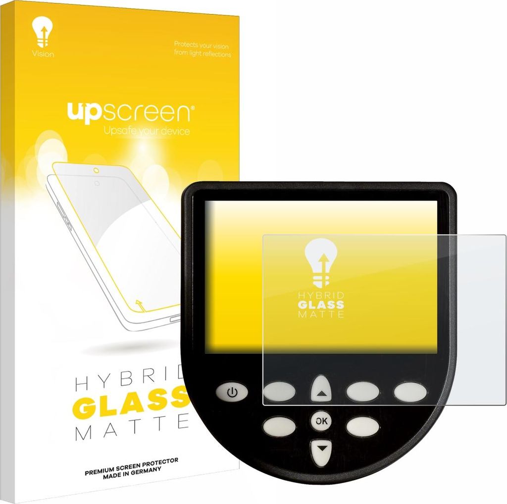 upscreen Entspiegelungs Schutzglas für WaterRower Series 4 Monitor Schutzfolie Panzer Folie Glas Display Schutz matt