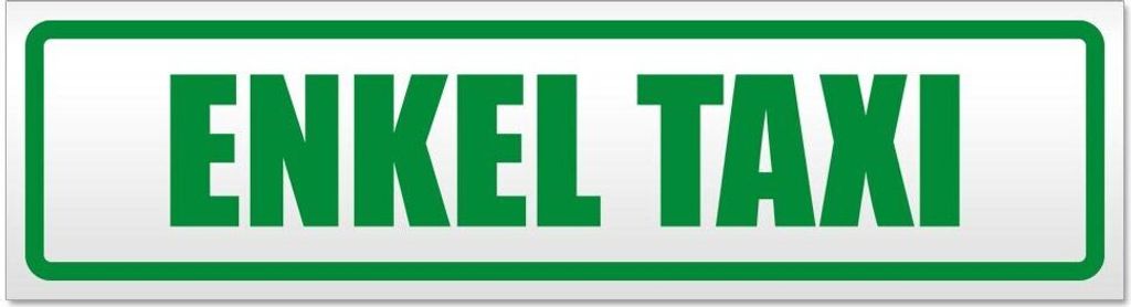 Kiwistar - Autoaufkleber - Grün - 45 x 12 cm - Enkel Ta x i - Hinweis Aufkleber Sticker für Auto, Kfz, Fahrrad, PKW, LKW
