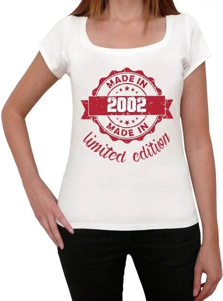 Damen Grafik T-Shirt Limitierte Auflage aus dem Jahr 2002 – Limited Edition 2002 – Geschenk 22. Geburtstag Jahrestag 22 Jahre Jubiläum 22