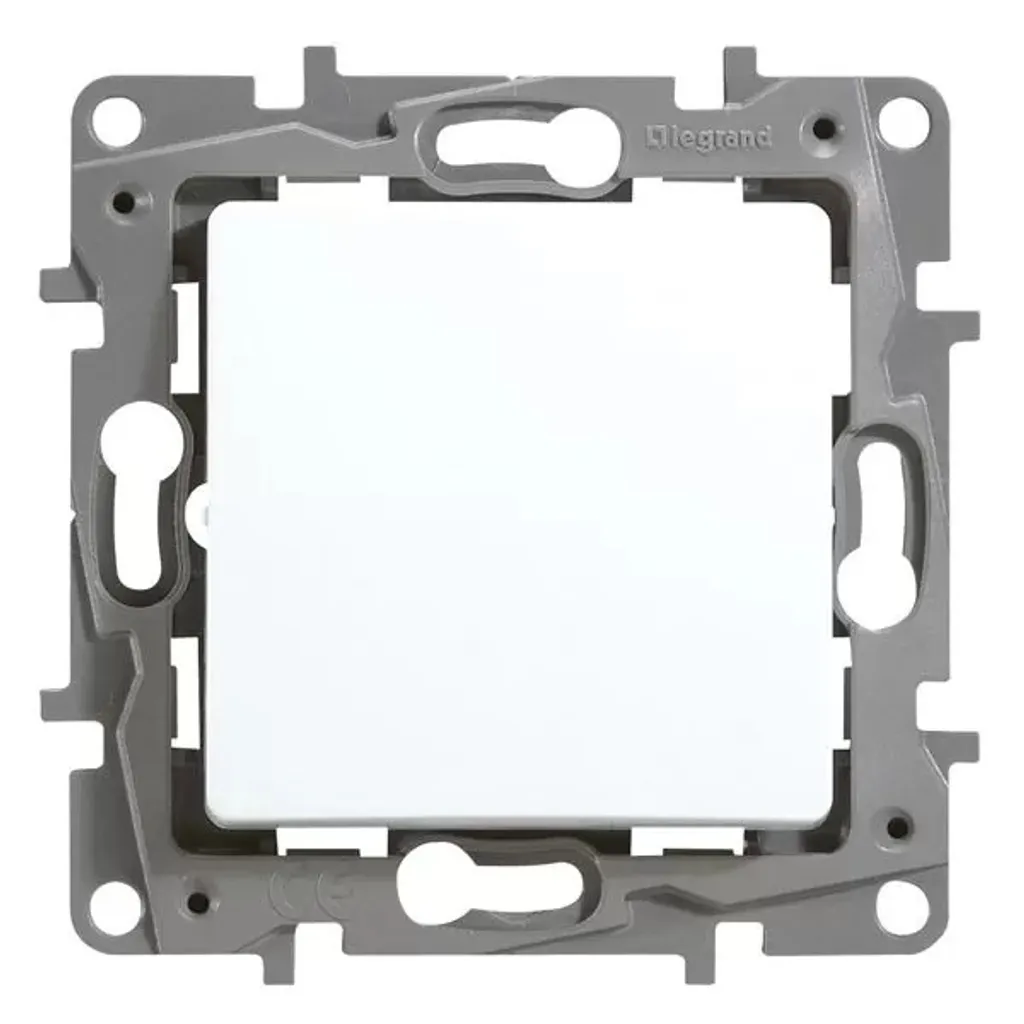 Interrupteur va-et-vient électrique blanc Legrand 664501 encastré