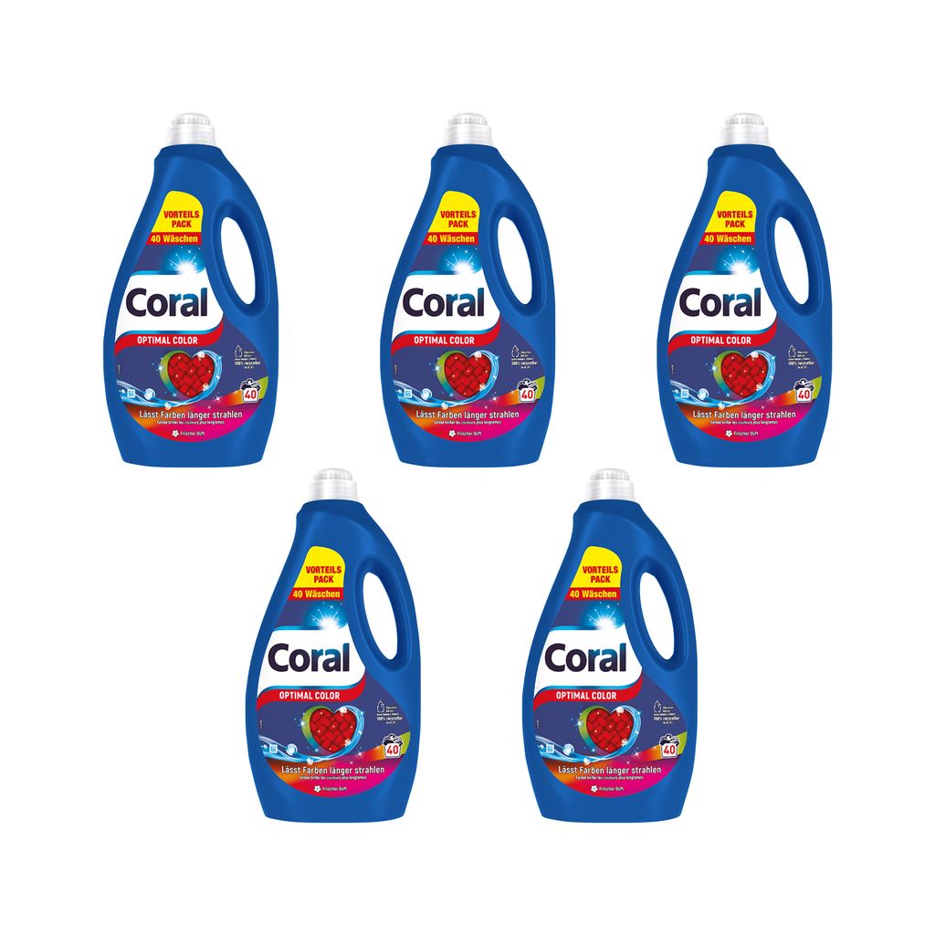 Coral Colorwaschmittel Optimal Color Flüssigwaschmittel für Produktbild 