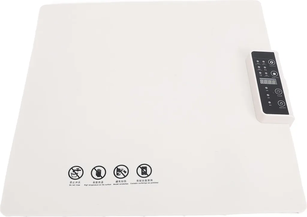 Plaque chauffante silicone roulante : 5 modes de chauffe et arrêt auto