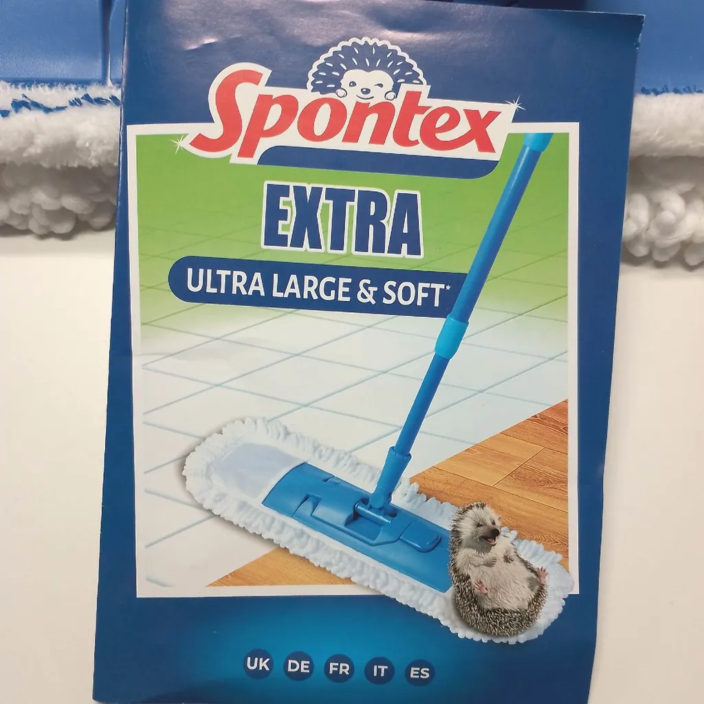 Balai Microfibre Polyvalent Spontex Mop Extra Plat Nettoyage Facile