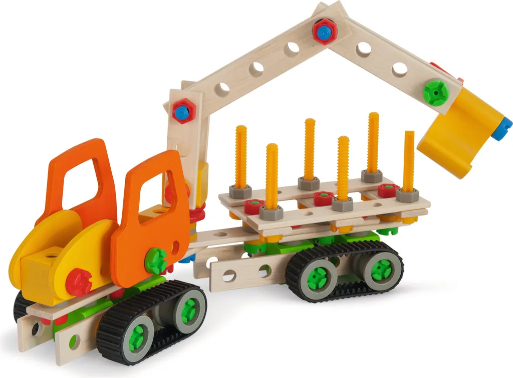 Kit Construction Enfant Pelleteuse - Activité Manuelle 170 Pièces