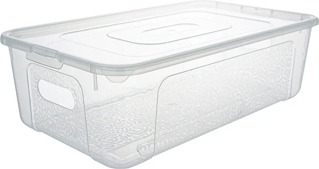 Centi Box TORONTO mit Deckel transparent 34 x 20 x 10 cm 5 Liter Polypropylen
