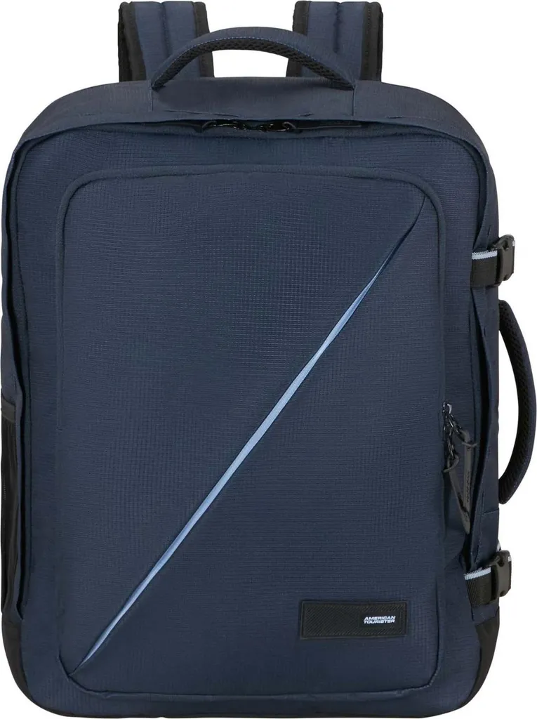American Tourister zaino borsa da viaggio con scomparto per laptop Take2Cabin Casual Backpack 38L Dark Navy blu scuro