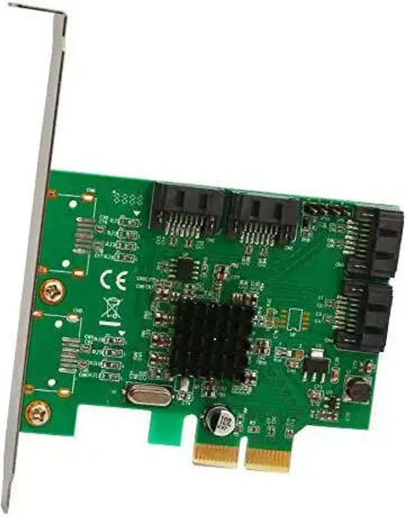 Carte d'extension PCIe SATA pour brancher quatre disques durs de PC