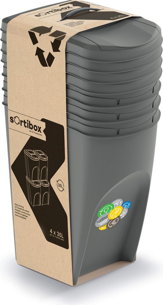 Prosperplast Sortibox Mülleimer Mülltrennsystem Abfalleimer Produktbild 7