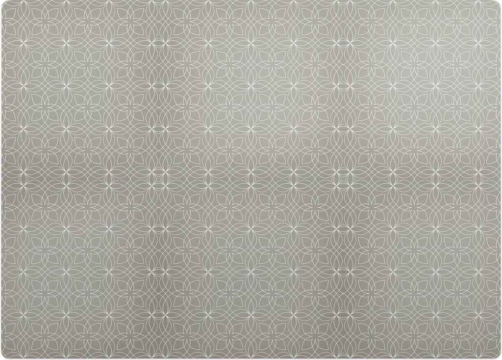 Geometrisches Ornament – Bodenschutzmatte – Rutschfest – Schutzmatte für Büro – Vinylmatte – Stuhlunterlage – 140 x 100 cm