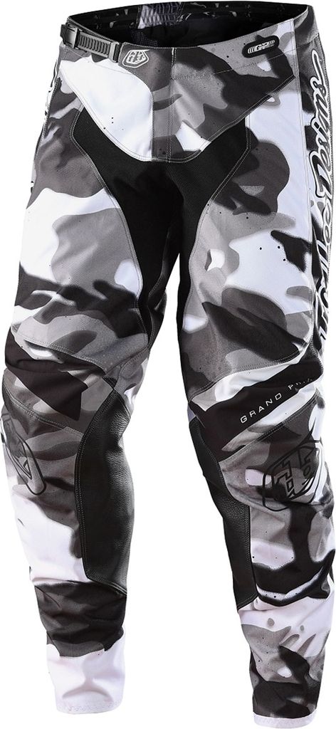 Troy Lee Designs GP Pant, Brazen Camo, gray, youth 22