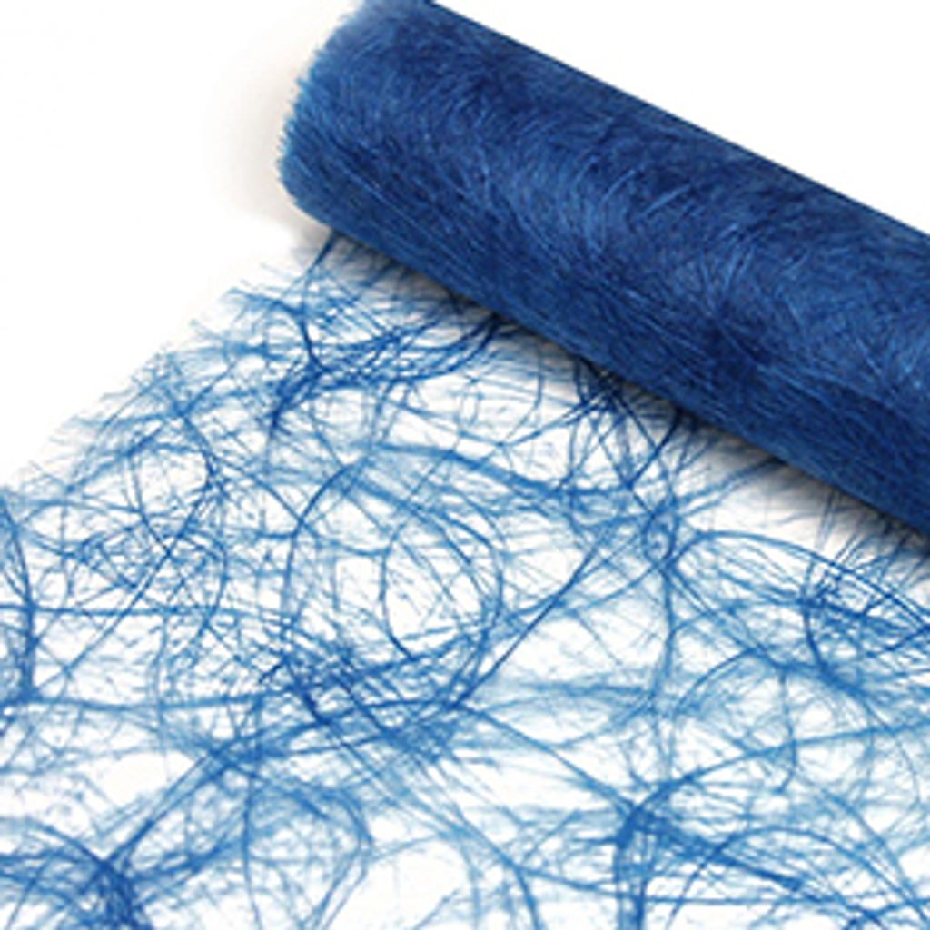 DecoHomeTextil Sizoweb Tischläufer Tischband Nachbildungation Nachbildung Breite 30 cm Rollenlänge und Farbe wählbar Blau 30 cm x 500 cm