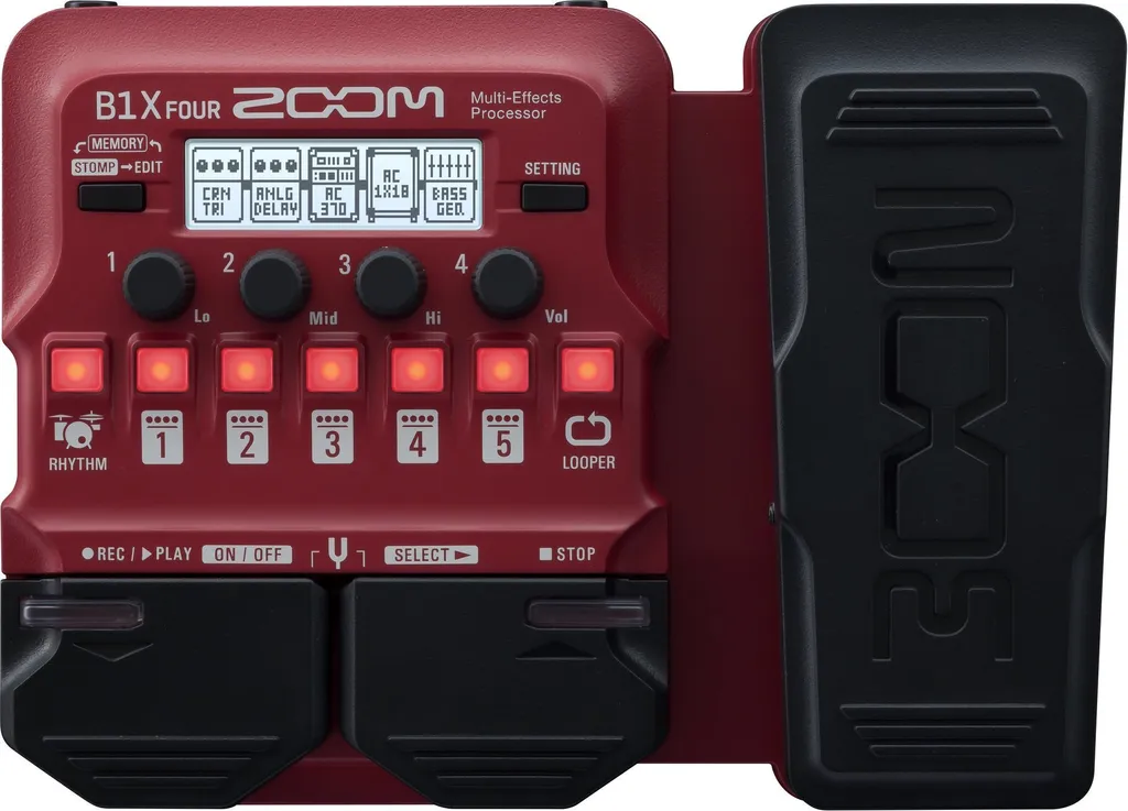 Boostez votre Son de Basse avec le Multi-effet Zoom B1X Four Portable et Pro