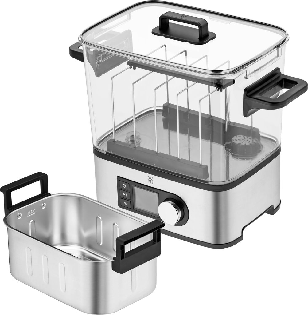 WMF Lono Sous-Vide Garer Pro 04 1536 0011 2 in1 Präzisionsgarer Slow-Cook Silber