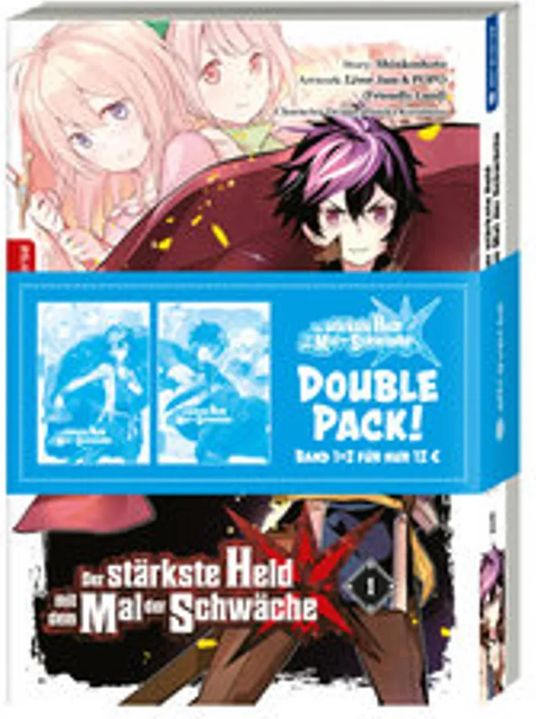 Manga Der stärkste Held mit dem Mal der Schwäche Double Pack 01 & 02