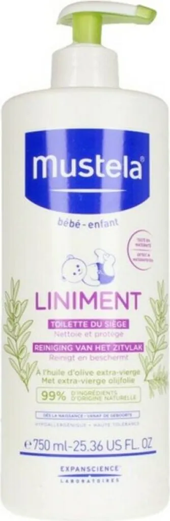Anti-Irritation : Mustela Émulsion de Lin 750 ml Peaux Sensibles Bébé