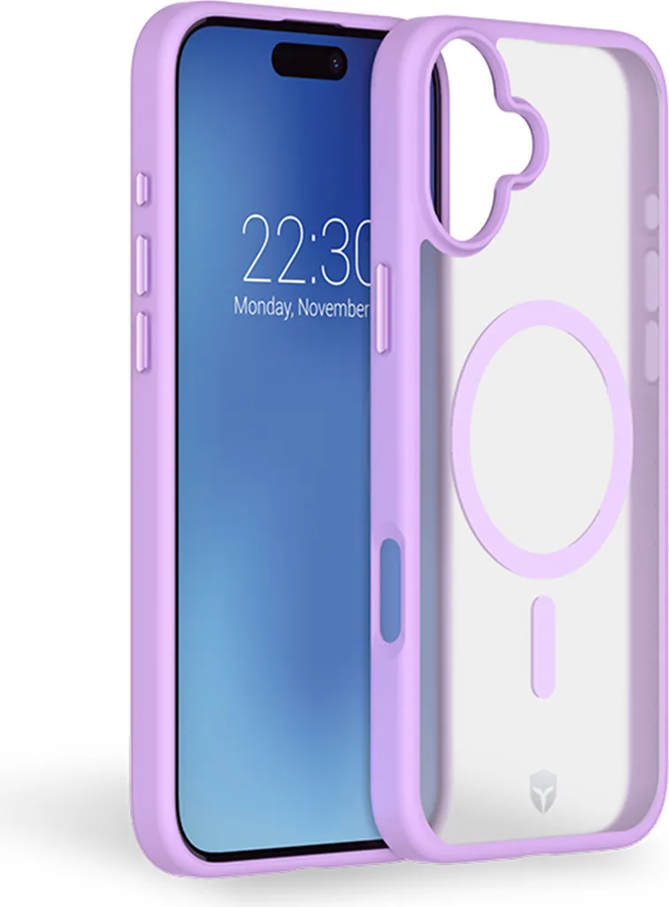 Coque iPhone 16 Plus MagSafe Violette : Anti-Traces et Anti-Chocs FC
