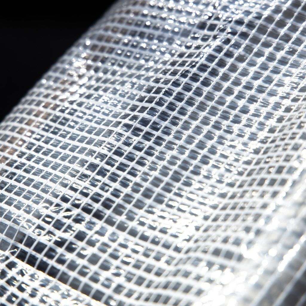 Plachta Leno 140 g/m² 4 x 6 m Bílá/Transparentní Obrázek produktu 5