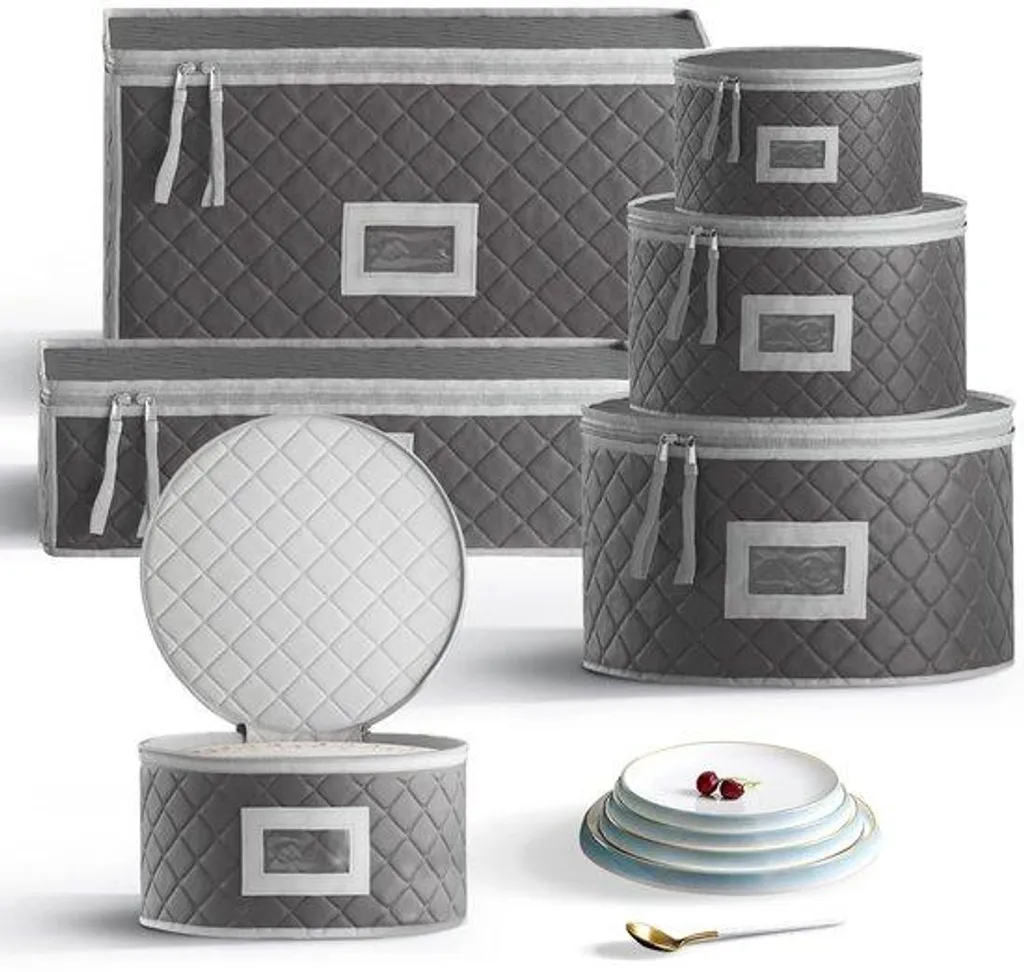 Protection verres et décorations de Noël - 48 feutres de rangement