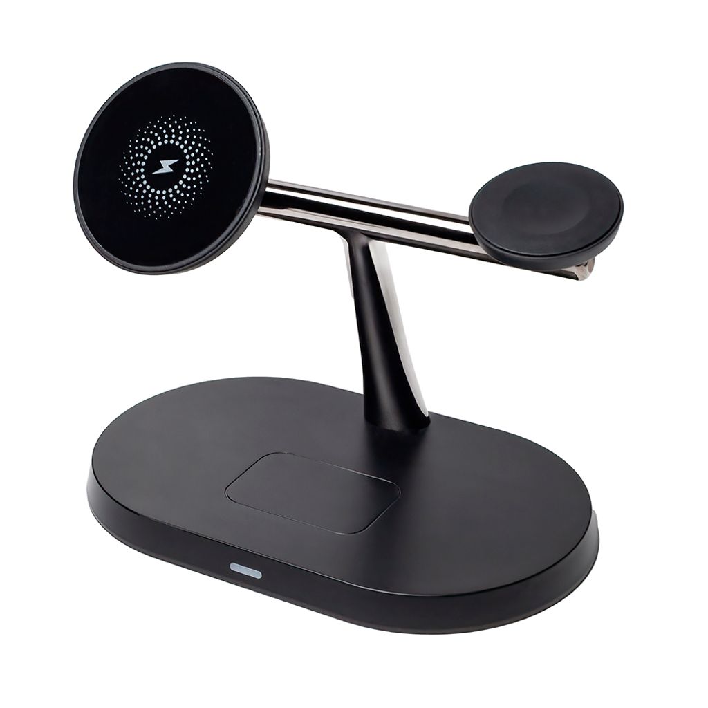 MaXlife Maxlife wireless charger 3in1 15W, black (MXWC-03) Produktbild 