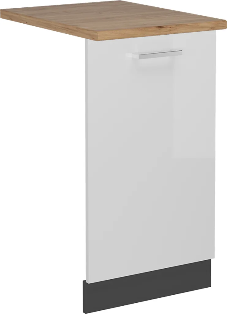 Frontale Lavastoviglie 45cm Vicco R-Line Rovere Antracite per DIY