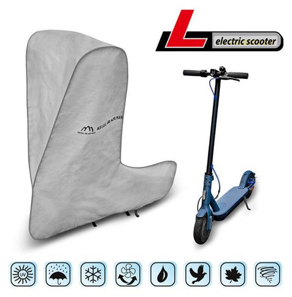Schutzhülle für E‑Scooter Kegel Serie Basic, Größe L, grau, Produktbild 