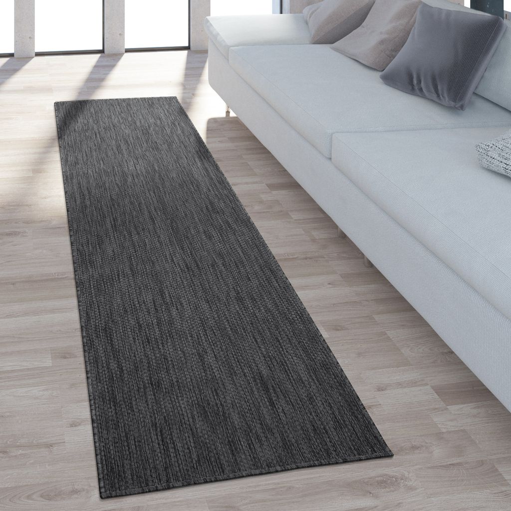 In- & Outdoor Teppich Flachgewebe einfarbig modern Produktbild 2
