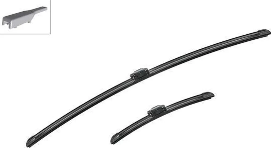 Essuie-glace avant Bosch pour Clio - Balai plat Aerotwin 3397014826