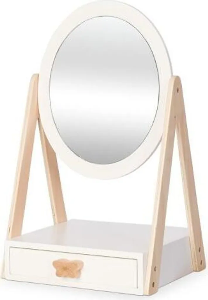 Specchio da tavolo con cassetto
