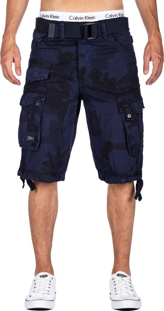 Geographical Norway PERICOLO Kurze Hose Farbe: Camo Navy Größe: S