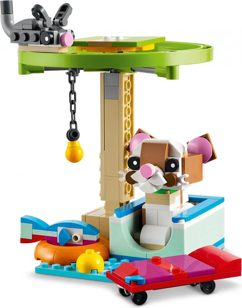 Roue d'exercice pour hamster et petits rongeurs - Manège design 22cm - 8