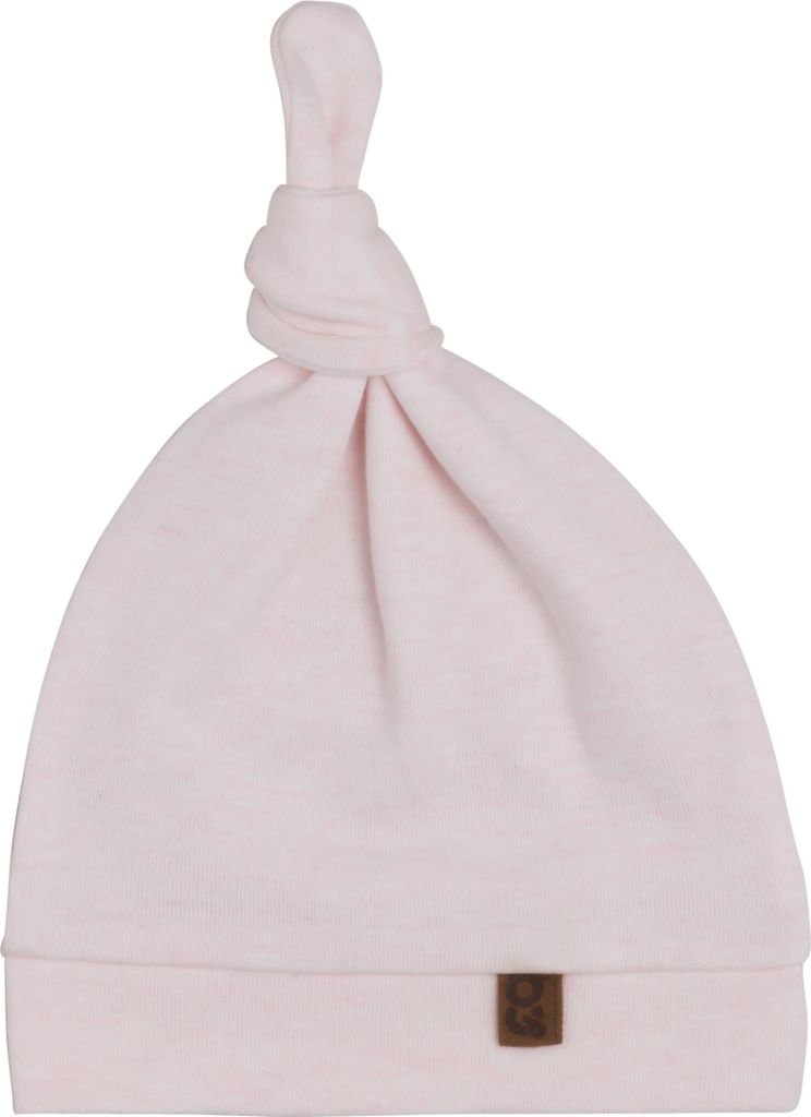 Baby's Only Knotenmütze Melange - Klassisch Rosa - 0-3 Monate - 100% Baumwolle