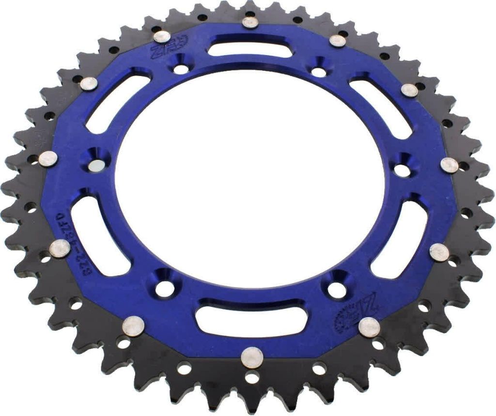 ZF Krone 48 Zähne Teilung 520 Blau Schwarz Dual ZFD-822-48-BLU