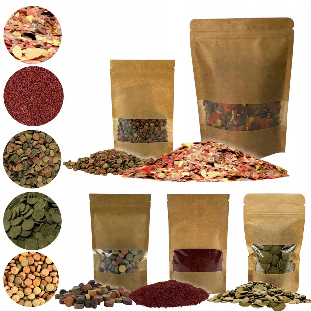 Fischfutter-Set Super Mix 300 g, Flocken Wafers Granulat Tabletten