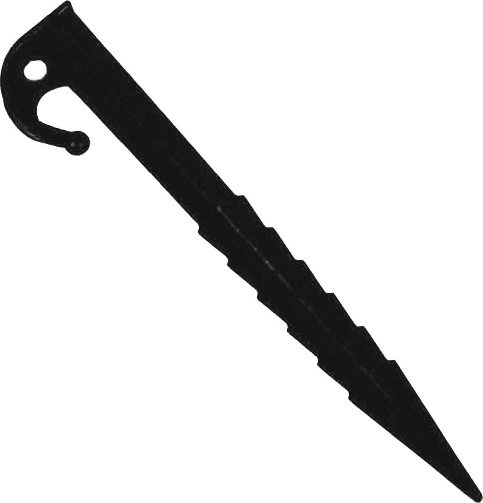 100 Stück Camping-Zeltpflock, robust, für Rasenmäher, Begrenzungsdraht, für den Außenbereich, Garten, Hof, Terrasse, Rasen, Plane, Baldachin, ...