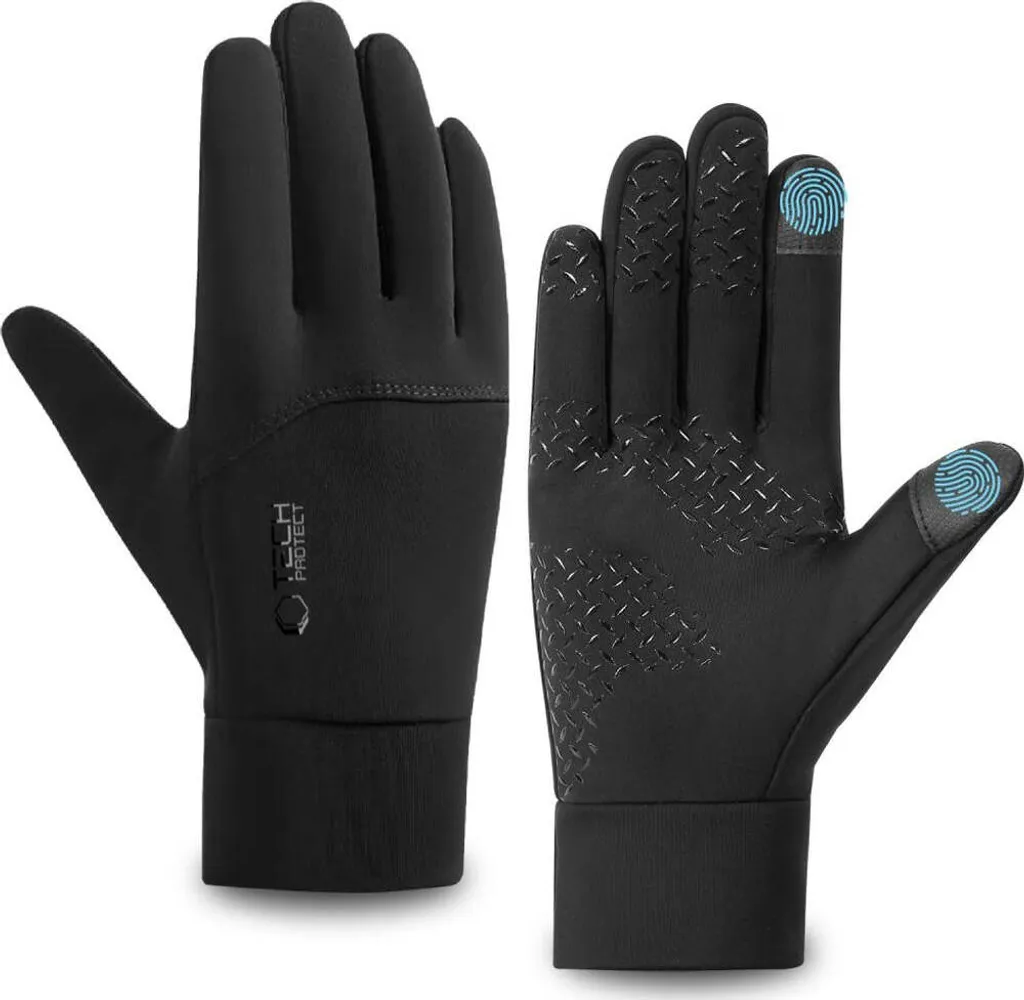 Gants de Sport et Ville Tactiles Taille L Noir Tech-Protect WG01 Hiver