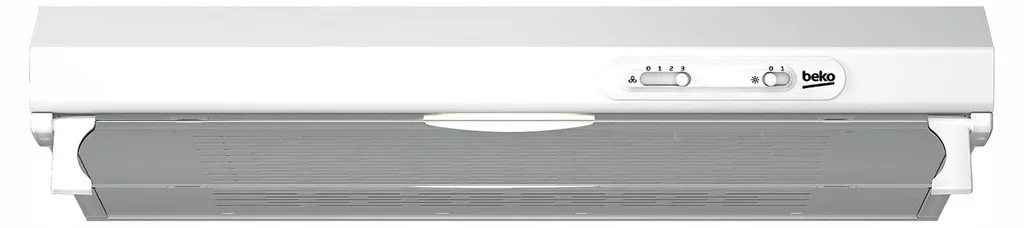 Hotte de cuisine blanche Beko CFB 6310 W 160 m3/h compacte et silencieuse