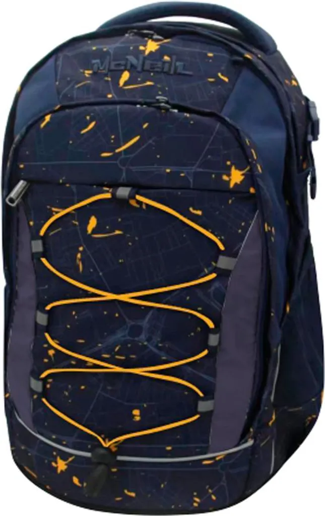 McNeill sac d'école Luca School Backpack Splash bleu marine ergonomique - 11