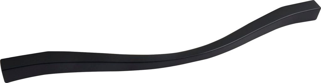 Möbelgriff Fluid Schubladengriff LA 192/244 mm, B 236 mm, ZN schwarz matt
