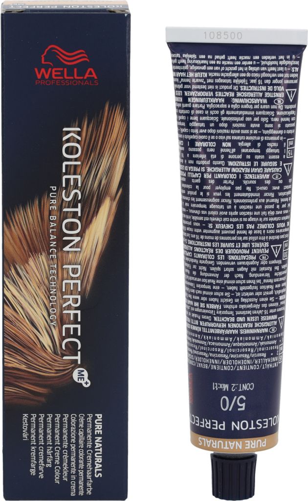 Wella Koleston Perfect Me+ Pure Naturals, Braun, 5/0, Produktbild 