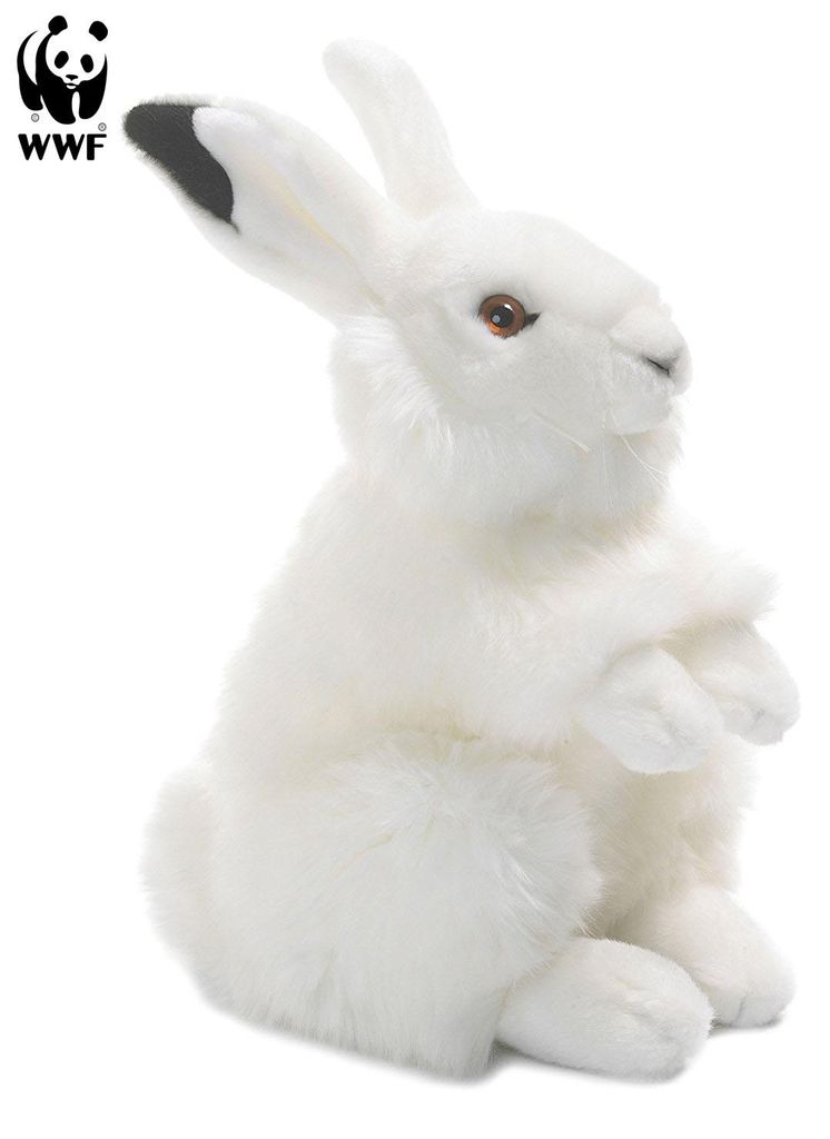 WWF Plüschtier Schneehase (24cm) lebensecht Kuscheltier Produktbild 