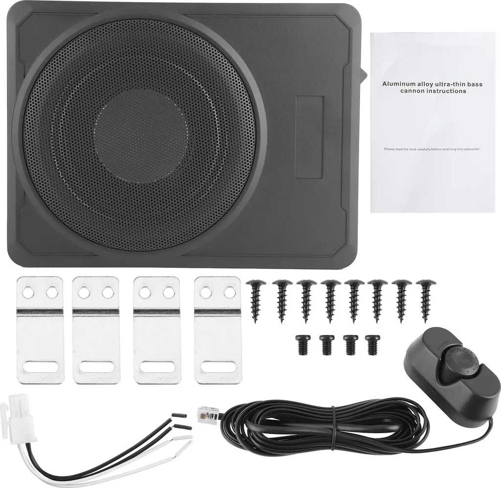 Subwoofer de voiture extra-plat de 10 pouces sous siège auto 12V
