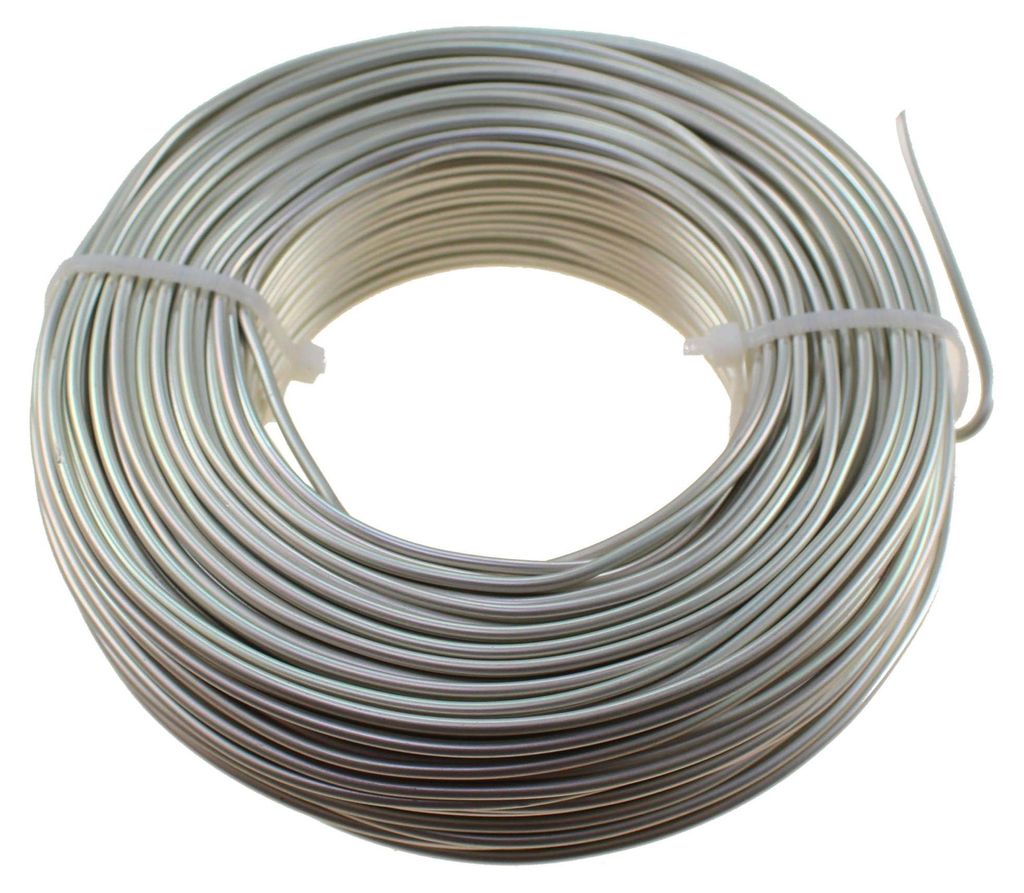 60m Aluminiumdraht Ø 2mm Aludraht Basteldraht Dekodraht Produktbild 