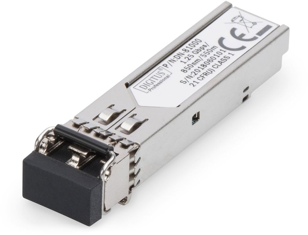 DIGITUS HP-HPE kompat. mini GBIC(SFP)Modul,1,25 Gbps,0,55km