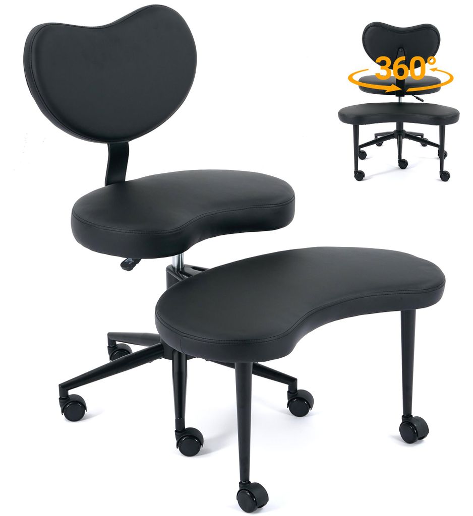 Bureaufauteuil met Polyurethanleer bekleding, in hoogte Productafbeelding 