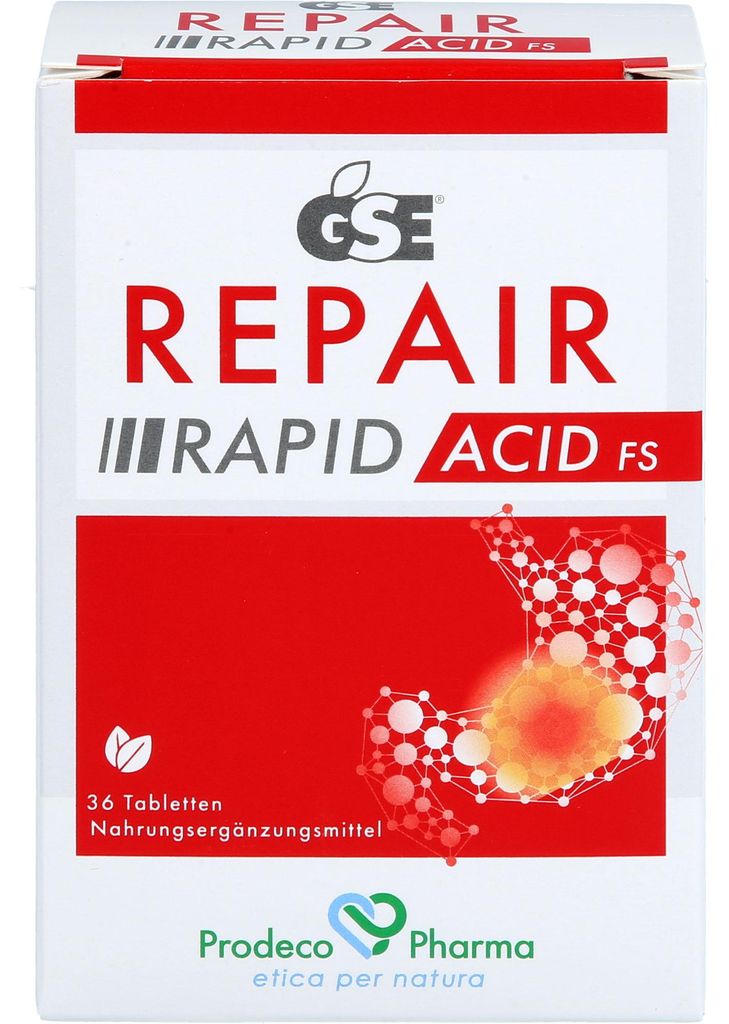 GSE Repair Rapid Acid FS, compresse, confezione da 36 Immagine del prodotto 