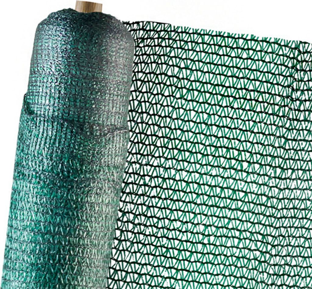 Sichtschutz Zaun Sichtschutzzaun Netz Tennisblende Schattier Windschutz Zaunblende Schattiernetz Grün 55% 100cm 25m