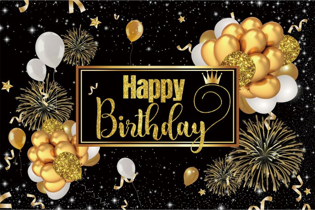 Alles Gute zum Geburtstag Hintergrund Banner Hintergrund Tuchfoto Requisiten Partydekoration-A